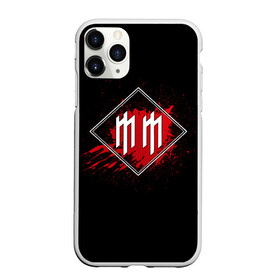 Чехол для iPhone 11 Pro Max матовый с принтом Marilyn Manson в Екатеринбурге, Силикон |  | band | blood | marilyn manson | metal | music | rock | атрибутика | группа | кровь | метал | музыка | рок