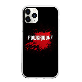 Чехол для iPhone 11 Pro матовый с принтом Powerwolf в Екатеринбурге, Силикон |  | Тематика изображения на принте: band | blood | metal | music | powerwolf | rock | атрибутика | группа | кровь | метал | музыка | рок