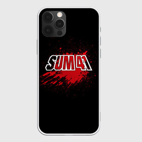 Чехол для iPhone 12 Pro Max с принтом Sum 41 в Екатеринбурге, Силикон |  | band | blood | metal | music | rock | sum 41 | атрибутика | группа | кровь | метал | музыка | рок