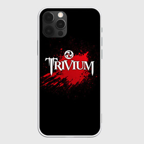 Чехол для iPhone 12 Pro Max с принтом Trivium в Екатеринбурге, Силикон |  | band | blood | metal | music | rock | trivium | атрибутика | группа | кровь | метал | музыка | рок