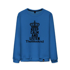 Мужской свитшот хлопок с принтом Keep calm and listen The Weeknd в Екатеринбурге, 100% хлопок |  | pbrb | pop | rb | the weeknd | trilogy | weeknd | xo | викенд | викнд | икс | иксо | макконен | музыкант | о | рнб | тесфайе | уикенд | уикнд | х | хип хоп | хипхоп | хо | эйбел | эр эн би