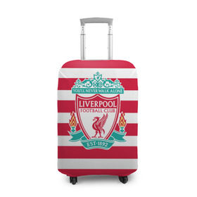 Чехол для чемодана 3D с принтом FC Liverpool в Екатеринбурге, 86% полиэфир, 14% спандекс | двустороннее нанесение принта, прорези для ручек и колес | england | football | liverpool fc | англия | ливерпуль | лого | фк | футбол | футбольный клуб