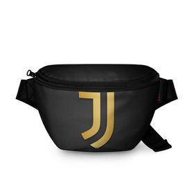 Поясная сумка 3D с принтом Juventus Gold Edition в Екатеринбурге, 100% полиэстер | плотная ткань, ремень с регулируемой длиной, внутри несколько карманов для мелочей, основное отделение и карман с обратной стороны сумки застегиваются на молнию | champions | italy | jeep | juventus | league | италия | лига | чемпионов | ювентус