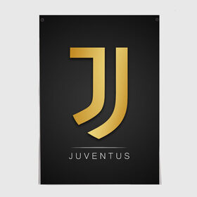 Постер с принтом Juventus Gold Edition в Екатеринбурге, 100% бумага
 | бумага, плотность 150 мг. Матовая, но за счет высокого коэффициента гладкости имеет небольшой блеск и дает на свету блики, но в отличии от глянцевой бумаги не покрыта лаком | champions | italy | jeep | juventus | league | италия | лига | чемпионов | ювентус