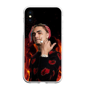 Чехол для iPhone XS Max матовый с принтом Lil Pump - 103 в Екатеринбурге, Силикон | Область печати: задняя сторона чехла, без боковых панелей | eskeetit | esskeetit | lil pump | pamp | pump | лил памп | маленький насос | насос | памп | эшкере | эшкереее | эщкэрэ