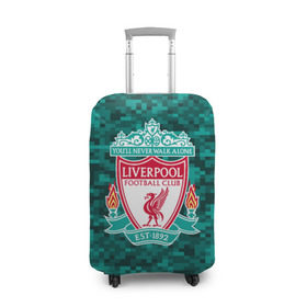 Чехол для чемодана 3D с принтом Liverpool FC в Екатеринбурге, 86% полиэфир, 14% спандекс | двустороннее нанесение принта, прорези для ручек и колес | england | football | liverpool fc | logo | sport | англия | арт | ливерпуль | лига | лого | спорт | текстура | фк | футбол | футбольный клуб | эмблема
