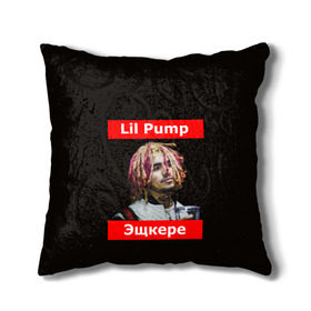 Подушка 3D с принтом Lil Pump - 104 в Екатеринбурге, наволочка – 100% полиэстер, наполнитель – холлофайбер (легкий наполнитель, не вызывает аллергию). | состоит из подушки и наволочки. Наволочка на молнии, легко снимается для стирки | Тематика изображения на принте: eskeetit | esskeetit | lil pump | pamp | pump | лил памп | маленький насос | насос | памп | эшкере | эшкереее | эщкере | эщкэрэ