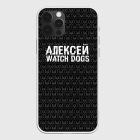 Чехол для iPhone 12 Pro с принтом Алексей Watch Dogs в Екатеринбурге, силикон | область печати: задняя сторона чехла, без боковых панелей | Тематика изображения на принте: алексей | алеша | леша