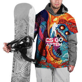 Накидка на куртку 3D с принтом Артём в стиле CS GO в Екатеринбурге, 100% полиэстер |  | имена | скоростной зверь
