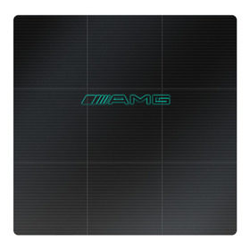 Магнитный плакат 3Х3 с принтом AMG Turquoise-Carbon в Екатеринбурге, Полимерный материал с магнитным слоем | 9 деталей размером 9*9 см | amg | auto | black | carbon | mercedes | turquoise | авто | амг | мерседес
