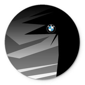 Коврик круглый с принтом BMW 2018 Sport в Екатеринбурге, резина и полиэстер | круглая форма, изображение наносится на всю лицевую часть | bmw | bmw motorsport | bmw performance | carbon | m | m power | motorsport | performance | sport | бмв | карбон | моторспорт | спорт