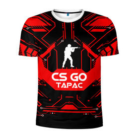 Мужская футболка 3D спортивная с принтом Counter Strike-Тарас в Екатеринбурге, 100% полиэстер с улучшенными характеристиками | приталенный силуэт, круглая горловина, широкие плечи, сужается к линии бедра | 