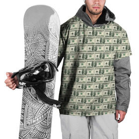 Накидка на куртку 3D с принтом Доллары в Екатеринбурге, 100% полиэстер |  | Тематика изображения на принте: dollars | money | usa | деньги | доллар | паттерн | сша