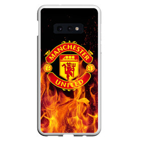 Чехол для Samsung S10E с принтом FC Manchester United в Екатеринбурге, Силикон | Область печати: задняя сторона чехла, без боковых панелей | fc manchester united | manchester | манчестер юнайтед | футбол