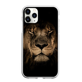 Чехол для iPhone 11 Pro матовый с принтом Лев в Екатеринбурге, Силикон |  | животные | кошка | лев | мордочка | природа | тигр | хищник