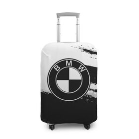 Чехол для чемодана 3D с принтом bmw black collection 2018 в Екатеринбурге, 86% полиэфир, 14% спандекс | двустороннее нанесение принта, прорези для ручек и колес | auto | automobile | bmw | car | автомобиль | бмв