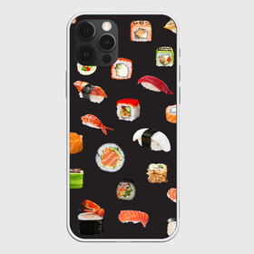 Чехол для iPhone 12 Pro Max с принтом Суши в Екатеринбурге, Силикон |  | food | rolls | sushi | tokyo | еда | роллы | суши | токио