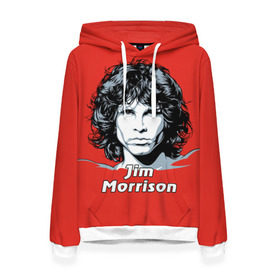 Женская толстовка 3D с принтом Jim Morrison в Екатеринбурге, 100% полиэстер  | двухслойный капюшон со шнурком для регулировки, мягкие манжеты на рукавах и по низу толстовки, спереди карман-кенгуру с мягким внутренним слоем. | the doors | автор песен | вокалист | джим моррисон | звезда | музыка | певец | поэт | рок | рок музыка | фронтмен