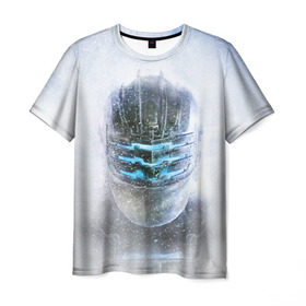 Мужская футболка 3D с принтом Dead Space в Екатеринбурге, 100% полиэфир | прямой крой, круглый вырез горловины, длина до линии бедер | Тематика изображения на принте: dead | space | айзек | вирус | зомби | игра | ишимура | кларк | космос | костюм | мёртвый | монстр