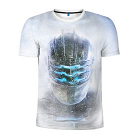 Мужская футболка 3D спортивная с принтом Dead Space в Екатеринбурге, 100% полиэстер с улучшенными характеристиками | приталенный силуэт, круглая горловина, широкие плечи, сужается к линии бедра | dead | space | айзек | вирус | зомби | игра | ишимура | кларк | космос | костюм | мёртвый | монстр