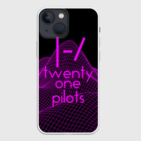 Чехол для iPhone 13 mini с принтом twenty one pilots neon music в Екатеринбурге,  |  | Тематика изображения на принте: группа | инди поп | синти поп