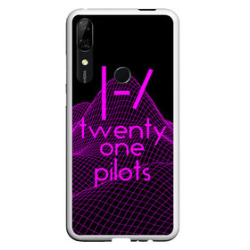 Чехол для Honor P Smart Z с принтом twenty one pilots neon music в Екатеринбурге, Силикон | Область печати: задняя сторона чехла, без боковых панелей | Тематика изображения на принте: группа | инди поп | синти поп