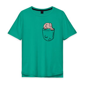 Мужская футболка хлопок Oversize с принтом Pig Sins pocket в Екатеринбурге, 100% хлопок | свободный крой, круглый ворот, “спинка” длиннее передней части | anime | nanatsu no taizai | seven deadly sins | аниме