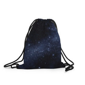 Рюкзак-мешок 3D с принтом Звёздное небо в Екатеринбурге, 100% полиэстер | плотность ткани — 200 г/м2, размер — 35 х 45 см; лямки — толстые шнурки, застежка на шнуровке, без карманов и подкладки | вселенная | звёзды | земля | космос | плеяды | пространство