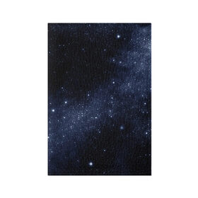 Обложка для паспорта матовая кожа с принтом Звёздное небо в Екатеринбурге, натуральная матовая кожа | размер 19,3 х 13,7 см; прозрачные пластиковые крепления | вселенная | звёзды | земля | космос | плеяды | пространство