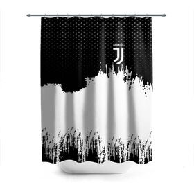 Штора 3D для ванной с принтом Juventus Original в Екатеринбурге, 100% полиэстер | плотность материала — 100 г/м2. Стандартный размер — 146 см х 180 см. По верхнему краю — пластиковые люверсы для креплений. В комплекте 10 пластиковых колец | football | soccer | ювентус