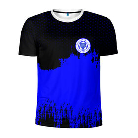 Мужская футболка 3D спортивная с принтом Leicester City Original в Екатеринбурге, 100% полиэстер с улучшенными характеристиками | приталенный силуэт, круглая горловина, широкие плечи, сужается к линии бедра | 