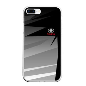 Чехол для iPhone 7Plus/8 Plus матовый с принтом TOYOTA SPORT в Екатеринбурге, Силикон | Область печати: задняя сторона чехла, без боковых панелей | toyota | марка | машины | тойота