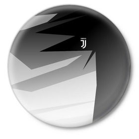 Значок с принтом Juventus 2018 Original в Екатеринбурге,  металл | круглая форма, металлическая застежка в виде булавки | fly emirates | juventus | ronaldo | клуб | линии | мода | модные | мяч | реал мадрид | спорт | спортивные | стиль | футбол | футбольный клуб | экстрим | эмблема | ювентус