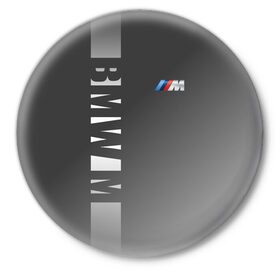 Значок с принтом BMW 2018 M Sport в Екатеринбурге,  металл | круглая форма, металлическая застежка в виде булавки | bmw | бмв | марка | машины