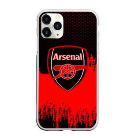 Чехол для iPhone 11 Pro Max матовый с принтом FC Arsenal Original uniform в Екатеринбурге, Силикон |  | football | soccer | арсенал