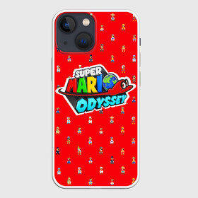 Чехол для iPhone 13 mini с принтом Super Mario Odyssey в Екатеринбурге,  |  | nintendo | марио | нинтендо