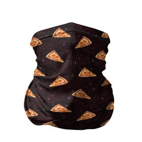 Бандана-труба 3D с принтом Galaxy pizza в Екатеринбурге, 100% полиэстер, ткань с особыми свойствами — Activecool | плотность 150‒180 г/м2; хорошо тянется, но сохраняет форму | galaxy | pizza | space | stars | галактика | еда | звезды | испания | италия | космический | космос | ночь | пипперони | пицца | сыр