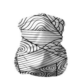 Бандана-труба 3D с принтом love texture black в Екатеринбурге, 100% полиэстер, ткань с особыми свойствами — Activecool | плотность 150‒180 г/м2; хорошо тянется, но сохраняет форму | 