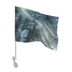Флаг для автомобиля с принтом The Witcher 3: Wild Hunt в Екатеринбурге, 100% полиэстер | Размер: 30*21 см | 3 | shipyard | ведьмак | геральт | дикая | игры | лодки | онлайн | охота | ривии | рпг