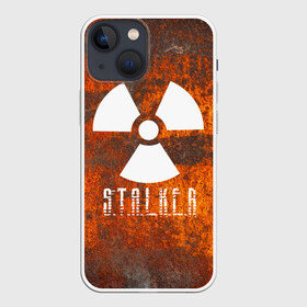 Чехол для iPhone 13 mini с принтом S.T.A.L.K.E.R в Екатеринбурге,  |  | 35mm | s.t.a.l.k.e.r. | snork | stalker | арт | игра | мутант | пейзаж | припять | снорк | сталкер | трактор | чернобыль