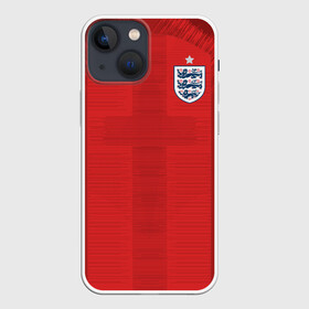 Чехол для iPhone 13 mini с принтом England away WC 2018 в Екатеринбурге,  |  | Тематика изображения на принте: cup | england | fifa | russia | world | англия | мира | россия | чемпионат