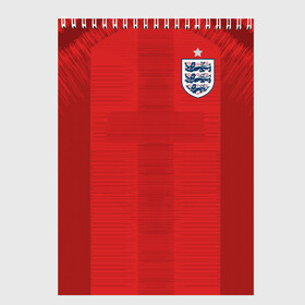 Скетчбук с принтом England away WC 2018 в Екатеринбурге, 100% бумага
 | 48 листов, плотность листов — 100 г/м2, плотность картонной обложки — 250 г/м2. Листы скреплены сверху удобной пружинной спиралью | Тематика изображения на принте: cup | england | fifa | russia | world | англия | мира | россия | чемпионат