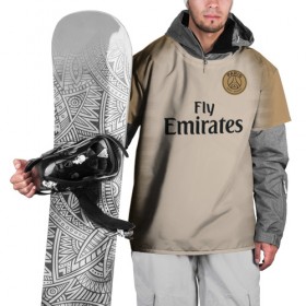 Накидка на куртку 3D с принтом PSG Форма Новая Away 18/19 в Екатеринбурге, 100% полиэстер |  | Тематика изображения на принте: 2019 | fcb | paris saint germain | psg | псж | форма | футбольная