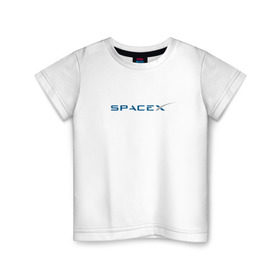 Детская футболка хлопок с принтом SpaceX в Екатеринбурге, 100% хлопок | круглый вырез горловины, полуприлегающий силуэт, длина до линии бедер | 9 | bfr | elon musk | falcon | heavy | день космонавтики | илон маск | космические путешествия | космос | наука | ракета | ракетоноситель | реактивная тяга | фалькон