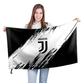 Флаг 3D с принтом Juventus 2018 Original в Екатеринбурге, 100% полиэстер | плотность ткани — 95 г/м2, размер — 67 х 109 см. Принт наносится с одной стороны | fly emirates | juventus | ronaldo | клуб | линии | мода | модные | мяч | реал мадрид | спорт | спортивные | стиль | футбол | футбольный клуб | экстрим | эмблема | ювентус