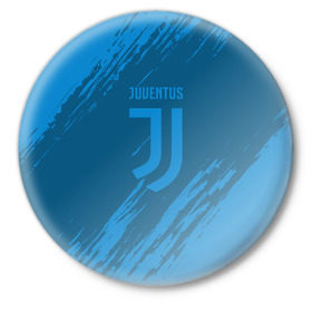 Значок с принтом Juventus 2018 Original в Екатеринбурге,  металл | круглая форма, металлическая застежка в виде булавки | Тематика изображения на принте: 