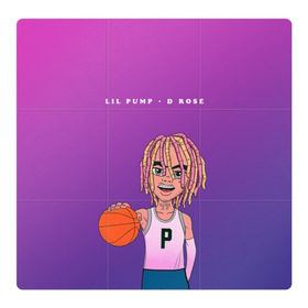 Магнитный плакат 3Х3 с принтом Lil Pump D Rose в Екатеринбурге, Полимерный материал с магнитным слоем | 9 деталей размером 9*9 см | hip hop | hiphop | lil pump | mc | rap | газзи гарсия | зачитал | клауд | клауд рэп | лил памп | лили | мс | памп | реп | репер | речитатив | рэп | рэпер | трэп | хип | хип хоп | хипхоп | хоп