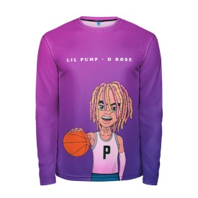 Мужской лонгслив 3D с принтом Lil Pump D Rose в Екатеринбурге, 100% полиэстер | длинные рукава, круглый вырез горловины, полуприлегающий силуэт | hip hop | hiphop | lil pump | mc | rap | газзи гарсия | зачитал | клауд | клауд рэп | лил памп | лили | мс | памп | реп | репер | речитатив | рэп | рэпер | трэп | хип | хип хоп | хипхоп | хоп