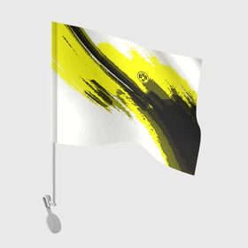 Флаг для автомобиля с принтом FC Borussia Original 2018 в Екатеринбурге, 100% полиэстер | Размер: 30*21 см | Тематика изображения на принте: football | soccer | боруссия