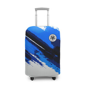 Чехол для чемодана 3D с принтом FC Leicester Original 2018 в Екатеринбурге, 86% полиэфир, 14% спандекс | двустороннее нанесение принта, прорези для ручек и колес | football | soccer